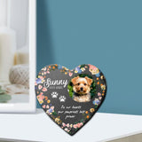 Maxbell Memorial Garden Stone Cemetery Decoration Memorial Gift 6 inch Dog Headstone Heart Style E