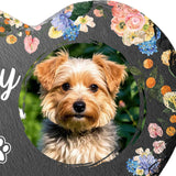 Maxbell Memorial Garden Stone Cemetery Decoration Memorial Gift 6 inch Dog Headstone Heart Style E