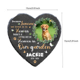 Maxbell Memorial Garden Stone Cemetery Decoration Memorial Gift 6 inch Dog Headstone Heart Style F