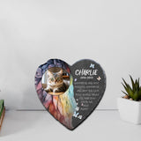 Maxbell Memorial Garden Stone Cemetery Decoration Memorial Gift 6 inch Dog Headstone Heart Style G