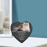 Maxbell Memorial Garden Stone Cemetery Decoration Memorial Gift 6 inch Dog Headstone Heart Style H