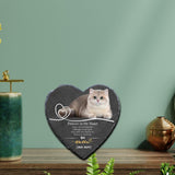 Maxbell Memorial Garden Stone Cemetery Decoration Memorial Gift 6 inch Dog Headstone Heart Style H