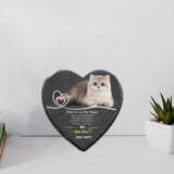 Maxbell Memorial Garden Stone Cemetery Decoration Memorial Gift 6 inch Dog Headstone Heart Style H