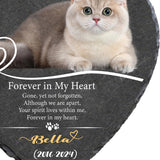 Maxbell Memorial Garden Stone Cemetery Decoration Memorial Gift 6 inch Dog Headstone Heart Style H