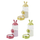 Maxbell Water Drinking Dispenser Convenient Drinking Bowl for Bunny Hedgehog Hamster yellow