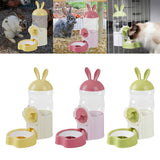 Maxbell Water Drinking Dispenser Convenient Drinking Bowl for Bunny Hedgehog Hamster yellow