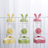 Maxbell Water Drinking Dispenser Convenient Drinking Bowl for Bunny Hedgehog Hamster yellow