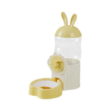 Maxbell Water Drinking Dispenser Convenient Drinking Bowl for Bunny Hedgehog Hamster yellow