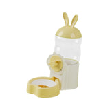 Maxbell Water Drinking Dispenser Convenient Drinking Bowl for Bunny Hedgehog Hamster yellow