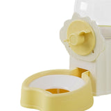 Maxbell Water Drinking Dispenser Convenient Drinking Bowl for Bunny Hedgehog Hamster yellow