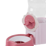 Maxbell Water Drinking Dispenser Convenient Drinking Bowl for Bunny Hedgehog Hamster pink