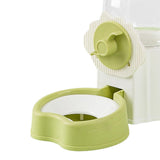Maxbell Water Drinking Dispenser Convenient Drinking Bowl for Bunny Hedgehog Hamster green