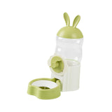 Maxbell Water Drinking Dispenser Convenient Drinking Bowl for Bunny Hedgehog Hamster green