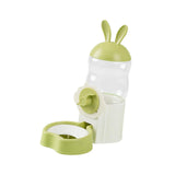 Maxbell Water Drinking Dispenser Convenient Drinking Bowl for Bunny Hedgehog Hamster green