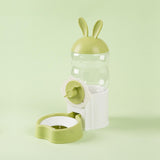 Maxbell Water Drinking Dispenser Convenient Drinking Bowl for Bunny Hedgehog Hamster green