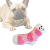 Maxbell Dog Puppy Plush Toy Birthday Gift Interactive Bite Lightweight Stuffed Socks Pink
