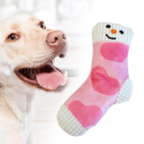Maxbell Dog Puppy Plush Toy Birthday Gift Interactive Bite Lightweight Stuffed Socks Pink