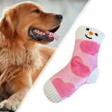 Maxbell Dog Puppy Plush Toy Birthday Gift Interactive Bite Lightweight Stuffed Socks Pink
