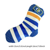 Maxbell Dog Puppy Plush Toy Birthday Gift Interactive Bite Lightweight Stuffed Socks Blue