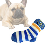 Maxbell Dog Puppy Plush Toy Birthday Gift Interactive Bite Lightweight Stuffed Socks Blue