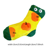 Maxbell Dog Puppy Plush Toy Birthday Gift Interactive Bite Lightweight Stuffed Socks Yellow