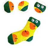 Maxbell Dog Puppy Plush Toy Birthday Gift Interactive Bite Lightweight Stuffed Socks Yellow