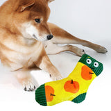 Maxbell Dog Puppy Plush Toy Birthday Gift Interactive Bite Lightweight Stuffed Socks Yellow