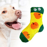 Maxbell Dog Puppy Plush Toy Birthday Gift Interactive Bite Lightweight Stuffed Socks Yellow