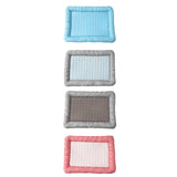 Maxbell Pet Cooling Mat Washable Portable Lightweight Icy Silk Pet Sleeping Pad Blue