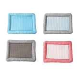 Maxbell Pet Cooling Mat Washable Portable Lightweight Icy Silk Pet Sleeping Pad Blue