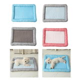 Maxbell Pet Cooling Mat Washable Portable Lightweight Icy Silk Pet Sleeping Pad Blue