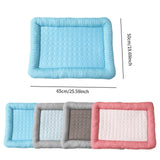 Maxbell Pet Cooling Mat Washable Portable Lightweight Icy Silk Pet Sleeping Pad Light Blue
