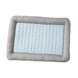 Maxbell Pet Cooling Mat Washable Portable Lightweight Icy Silk Pet Sleeping Pad Light Blue