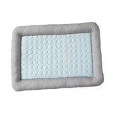 Maxbell Pet Cooling Mat Washable Portable Lightweight Icy Silk Pet Sleeping Pad Light Blue