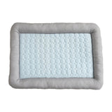 Maxbell Pet Cooling Mat Washable Portable Lightweight Icy Silk Pet Sleeping Pad Light Blue
