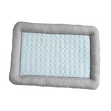 Maxbell Pet Cooling Mat Washable Portable Lightweight Icy Silk Pet Sleeping Pad Light Blue