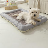 Maxbell Pet Cooling Mat Washable Portable Lightweight Icy Silk Pet Sleeping Pad coffee color