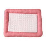 Maxbell Pet Cooling Mat Washable Portable Lightweight Icy Silk Pet Sleeping Pad Pink
