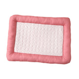 Maxbell Pet Cooling Mat Washable Portable Lightweight Icy Silk Pet Sleeping Pad Pink
