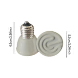 Maxbell Ceramic Heat Lamp Amphibians Heating Lamp for Turtle Pet Amphibians Reptiles 75w