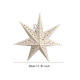 Maxbell Hollow Star Lampshade Lantern Decorative for Dining Room Party Hallway 30cm