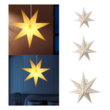 Maxbell Hollow Star Lampshade Lantern Decorative for Dining Room Party Hallway 30cm