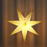Maxbell Hollow Star Lampshade Lantern Decorative for Dining Room Party Hallway 45cm