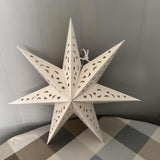 Maxbell Hollow Star Lampshade Lantern Decorative for Dining Room Party Hallway 60cm