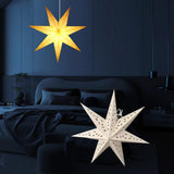 Maxbell Hollow Star Lampshade Lantern Decorative for Dining Room Party Hallway 60cm