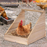 Maxbell Single Compartment Hens Nesting Box Sturdy Heavy Duty Large Chicken Nest Box