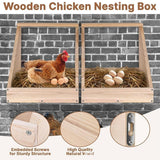 Maxbell Single Compartment Hens Nesting Box Sturdy Heavy Duty Large Chicken Nest Box