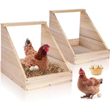 Maxbell Single Compartment Hens Nesting Box Sturdy Heavy Duty Large Chicken Nest Box