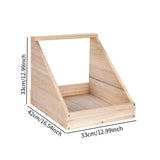 Maxbell Single Compartment Hens Nesting Box Sturdy Heavy Duty Large Chicken Nest Box