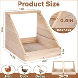 Maxbell Single Compartment Hens Nesting Box Sturdy Heavy Duty Large Chicken Nest Box